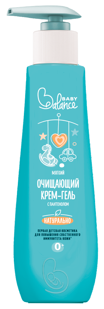 Мягкий очищающий детский крем-гель с пантенолом, 250 мл Мягкий очищающий детский крем-гель с пантенолом, 250 мл